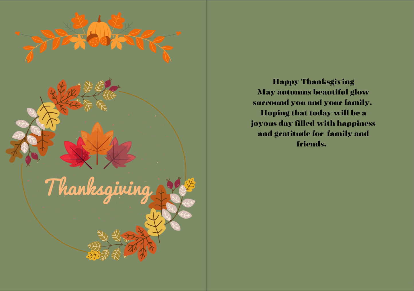 Thanksgiving card