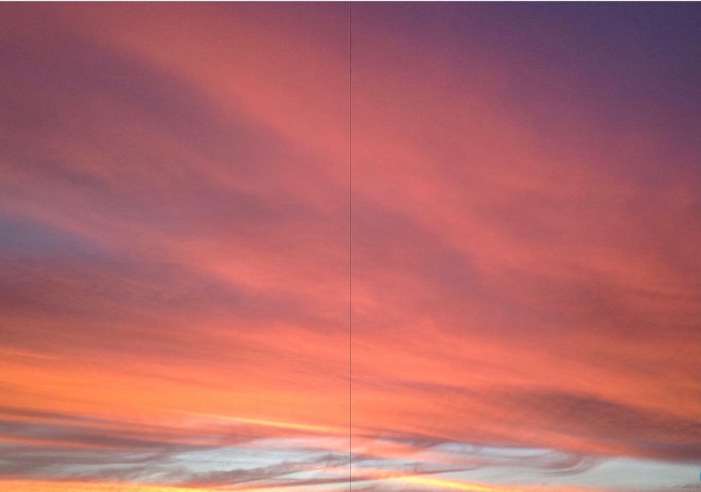 Sunset cloud twist