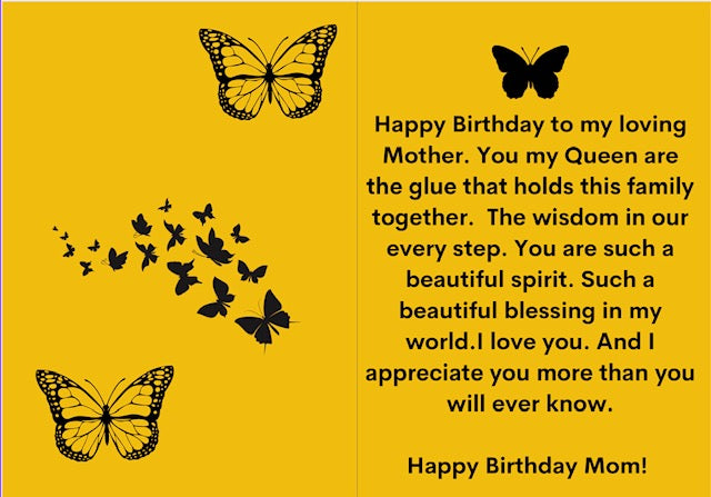 Happy Birthday Mom
