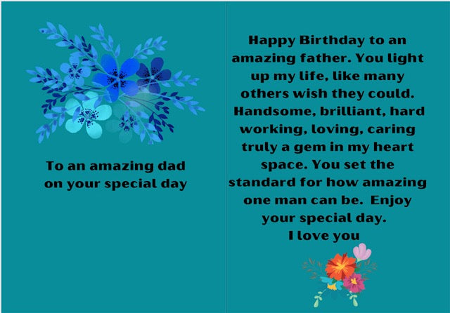 Happy Birthday Dad