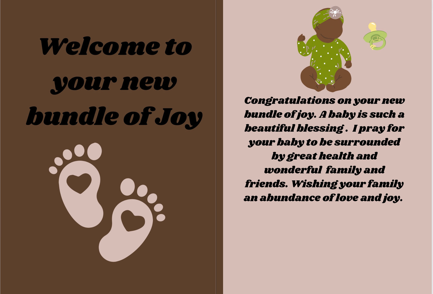 Congratulations on your new baby